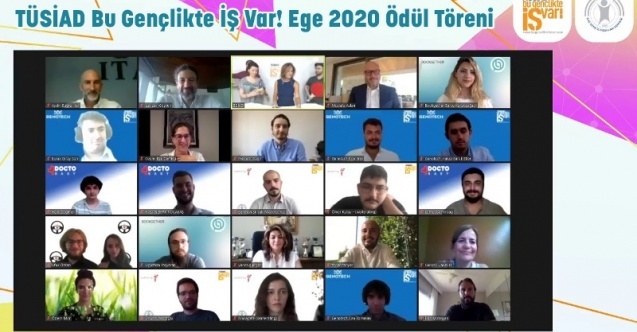 "TÜSİAD Bu Gençlikte İŞ Var!" EGE 2020 ödülleri sahiplerini buldu