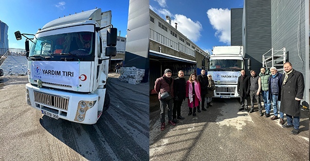 GGYD'nin yardım TIR'ı Hatay’a doğru yola çıktı